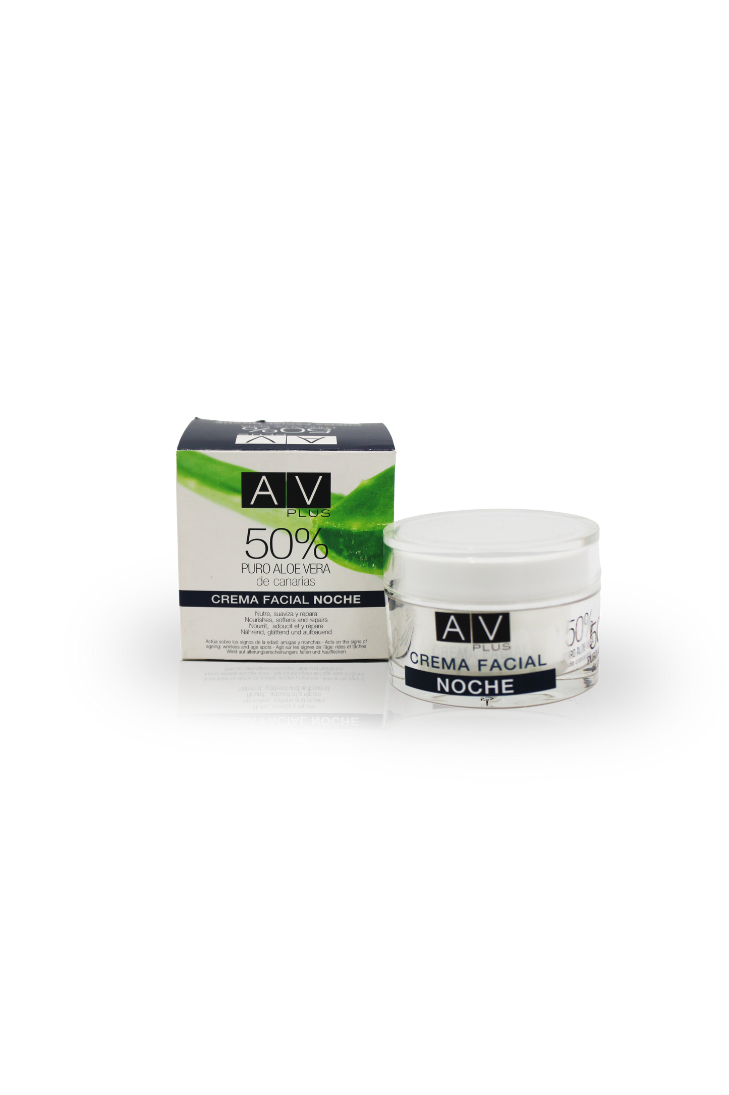 Crema de noche AV PLUS 50% Aloe Vera