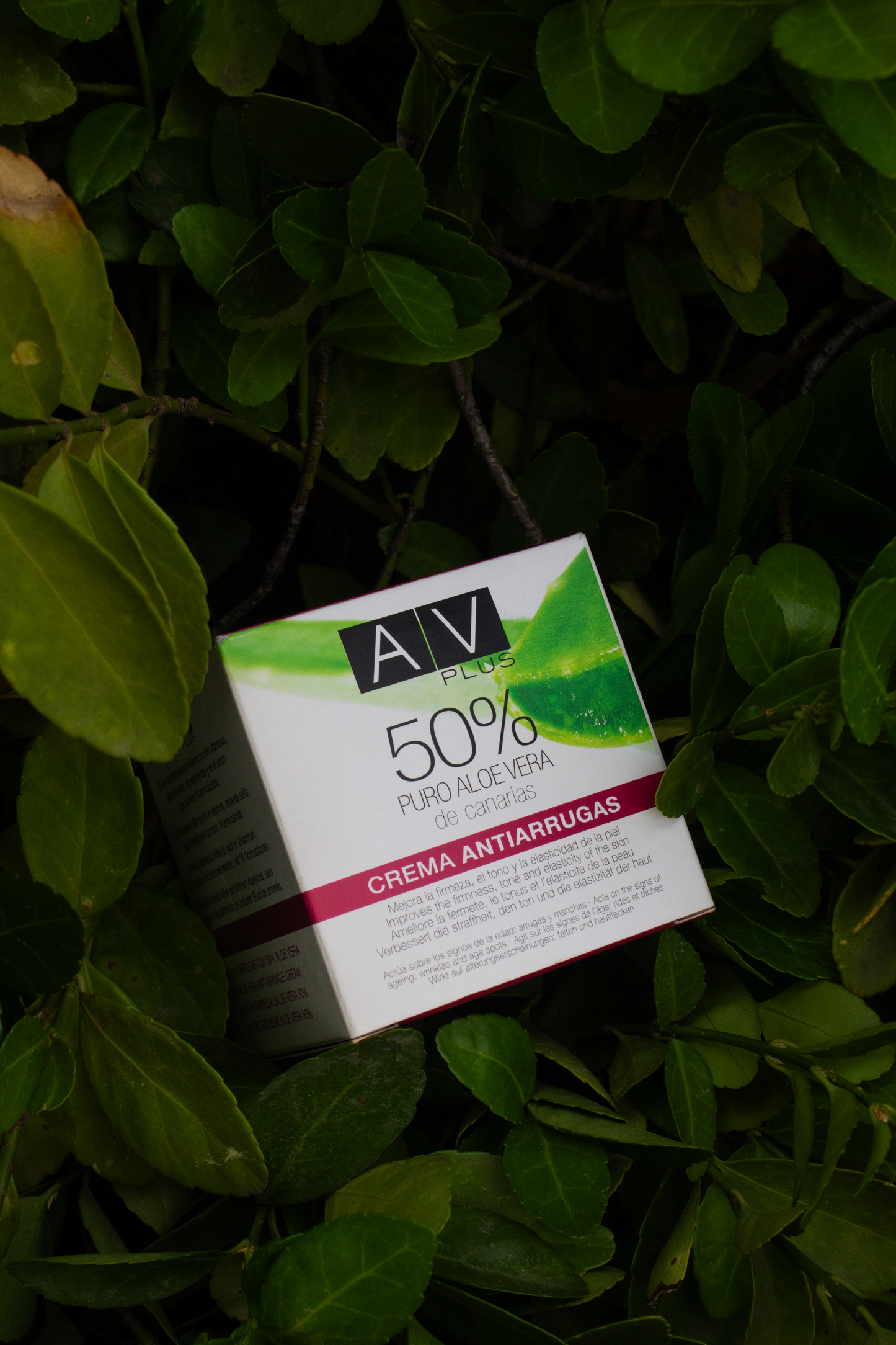 Crema antiarrugas AV PLUS 50% Aloe Vera